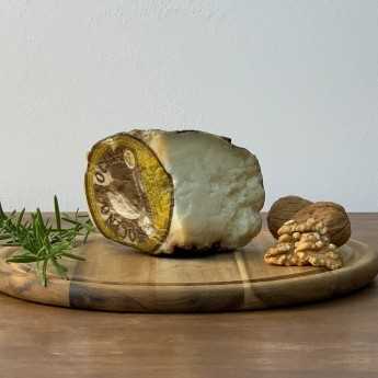 Pecorino Cheese Aged Under Walnut Leaves