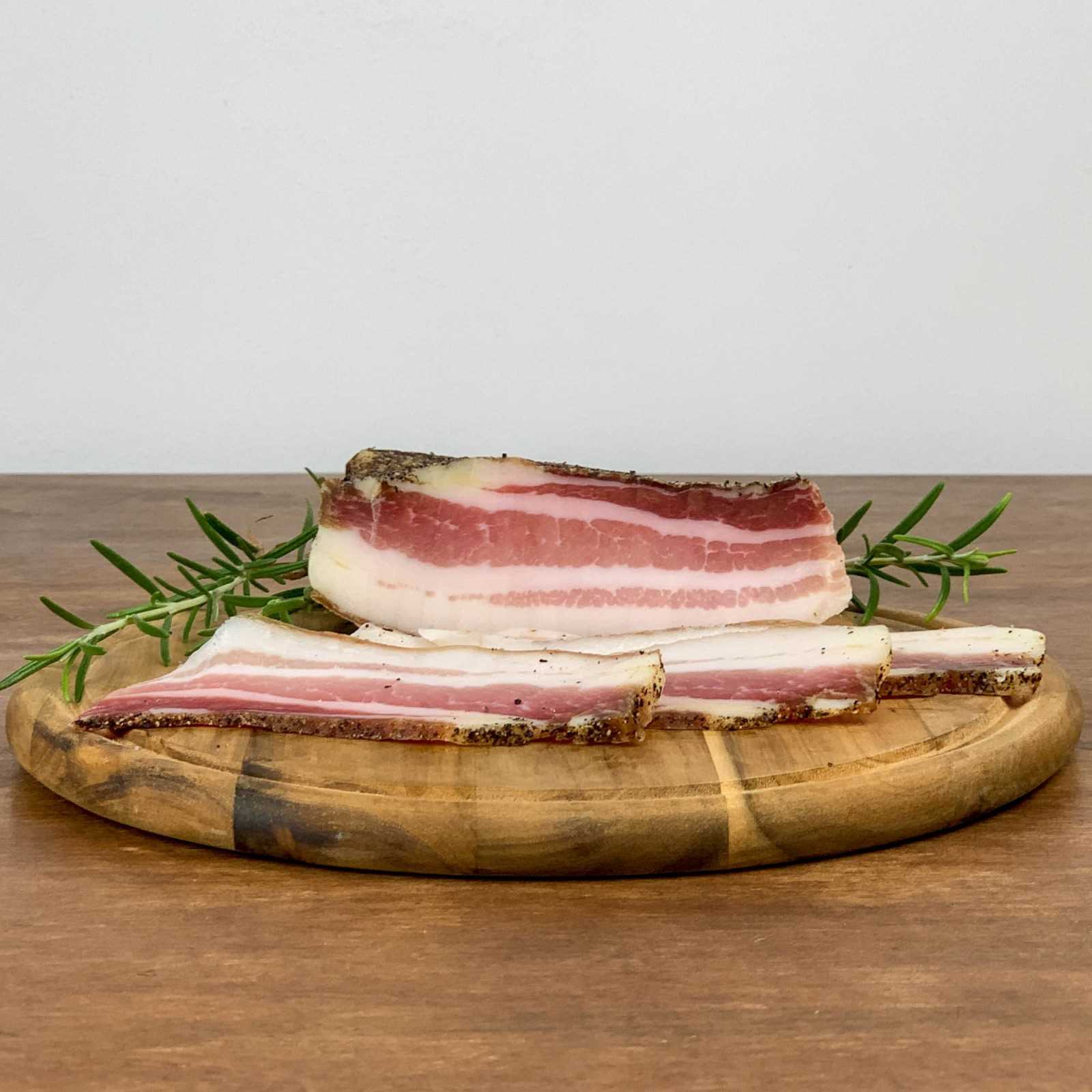 Cured Tuscan Bacon (Rigatino) - Filiera Valdichiana.