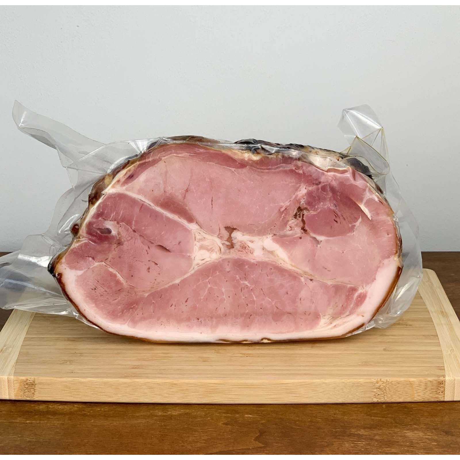 Cooked Ham With Rosemary.