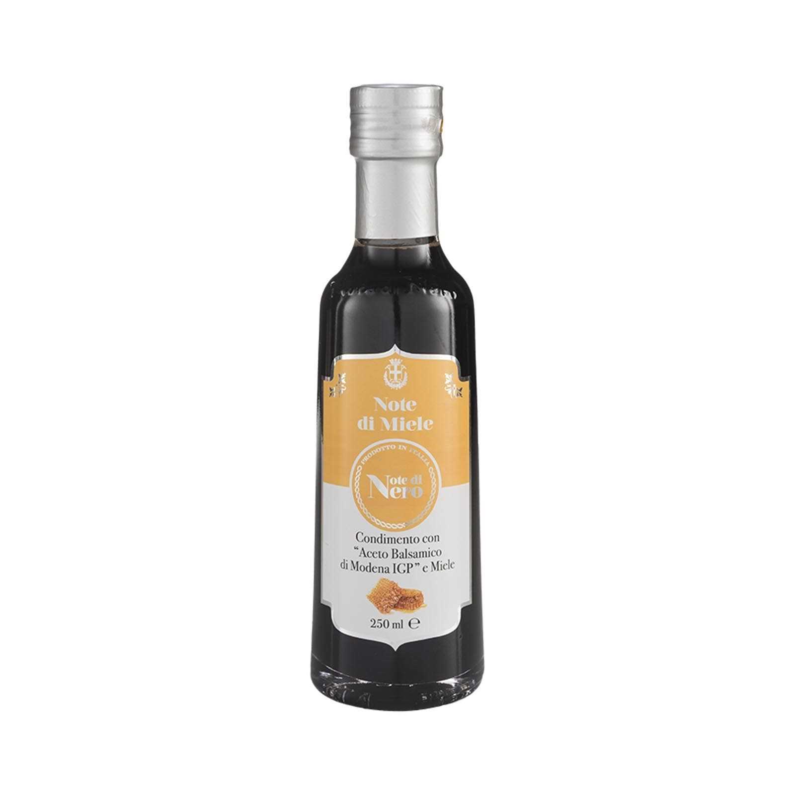 “Note Di Miele” - Dressing with Balsamic PGI Vinegar of Modena and honey - 100% Italian - “Note Di Nero”.