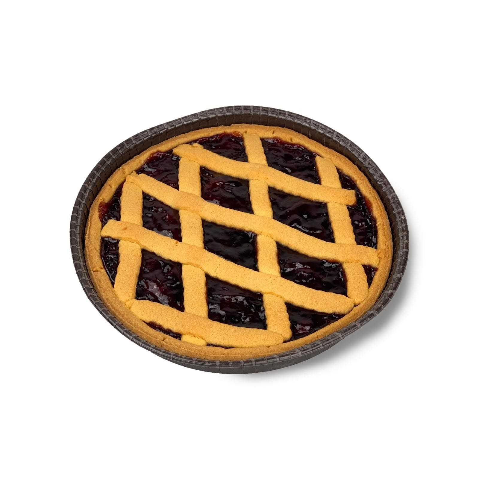 „Crostata” Beerenmarmeladenkuchen.