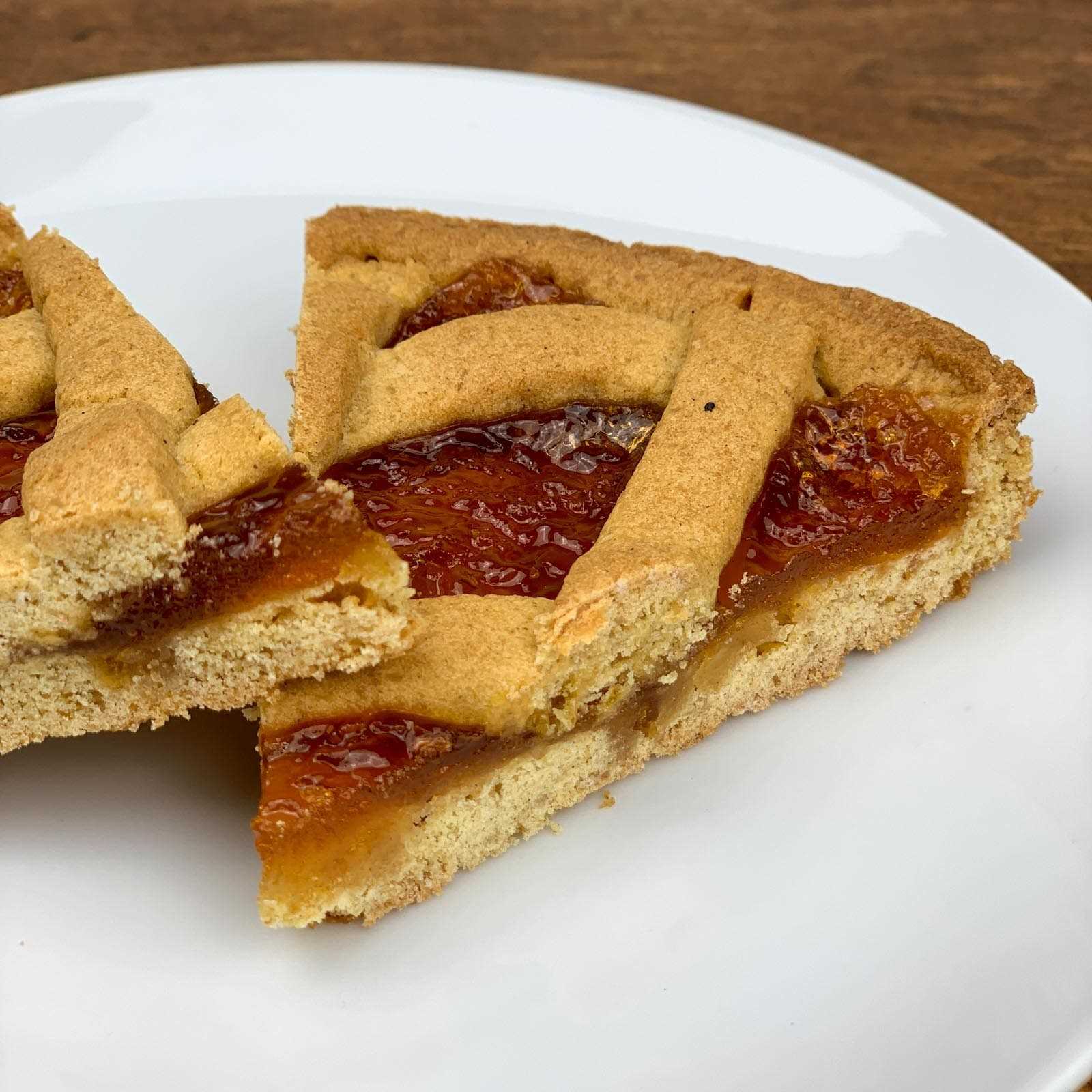 “Crostata” Verna Wheat Apricot Jam Pie.