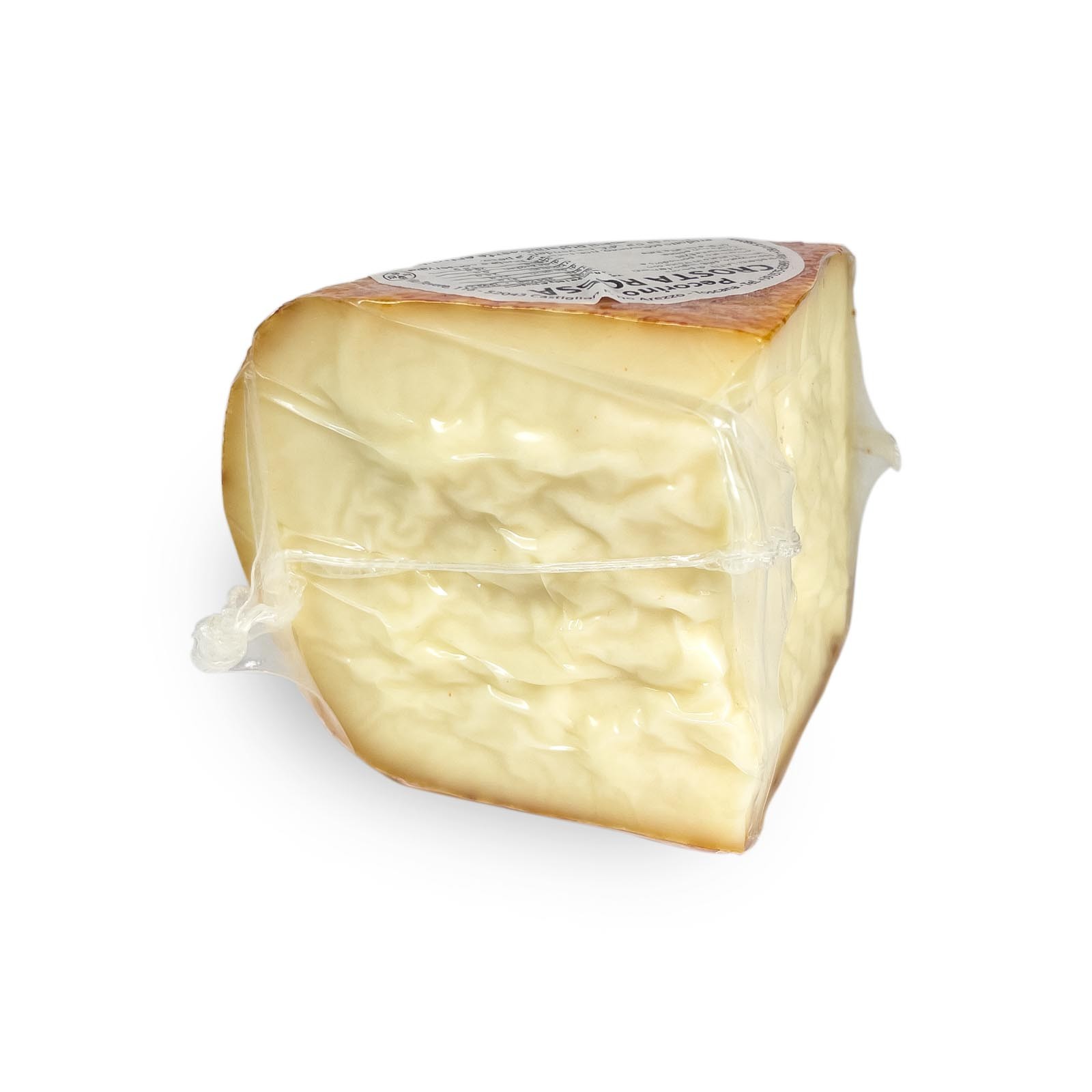 “Crosta Rossa” Semi-Aged Pecorino is a cheese made in Italy using high quality ingredients, produced through an artisanal process that includes an aging of about sixty days. Following this period, the product is processed in crust by combining olive oil and tomato concentrate.