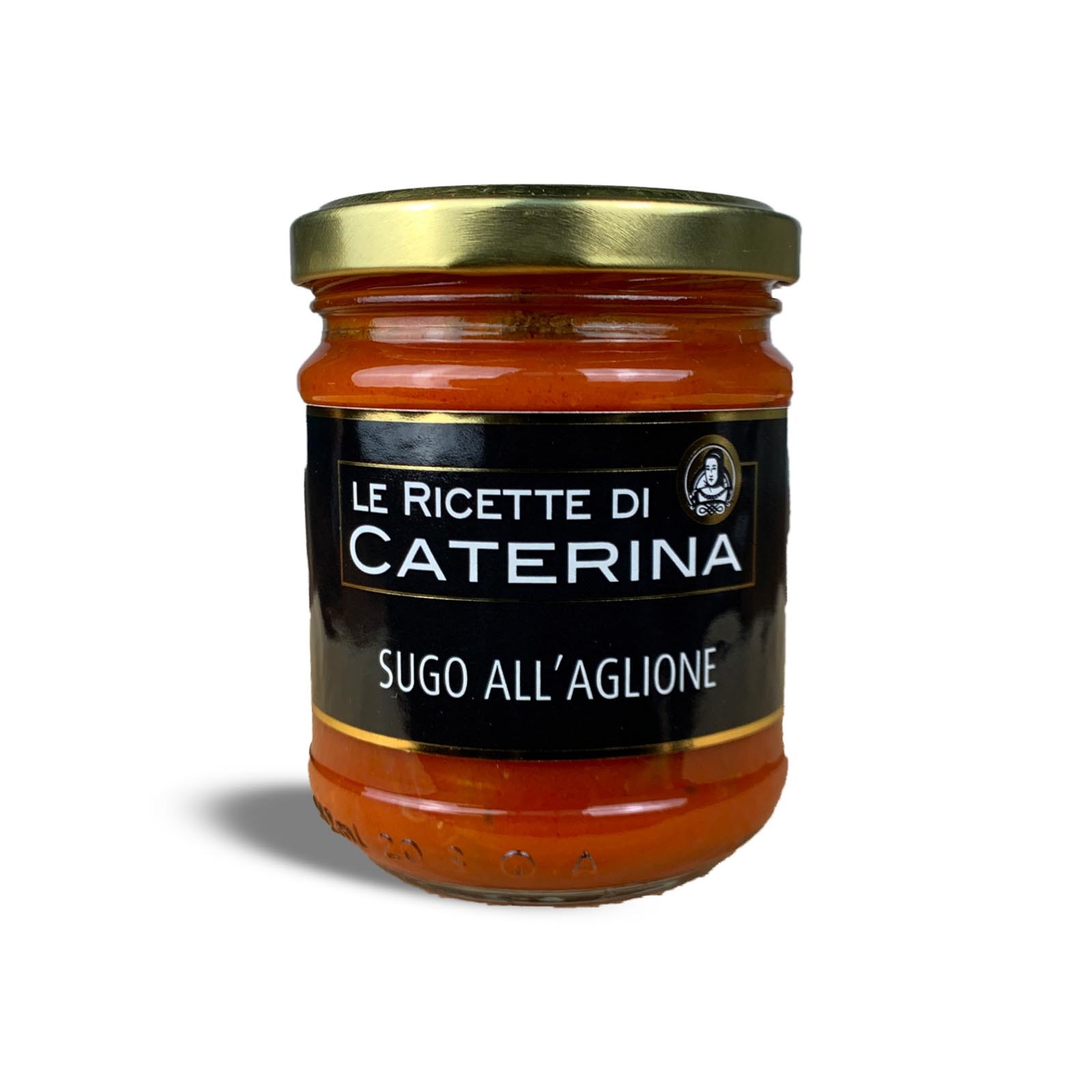 Pasta sauce with tomato and garlic, the typical garlic of the Valdichiana.