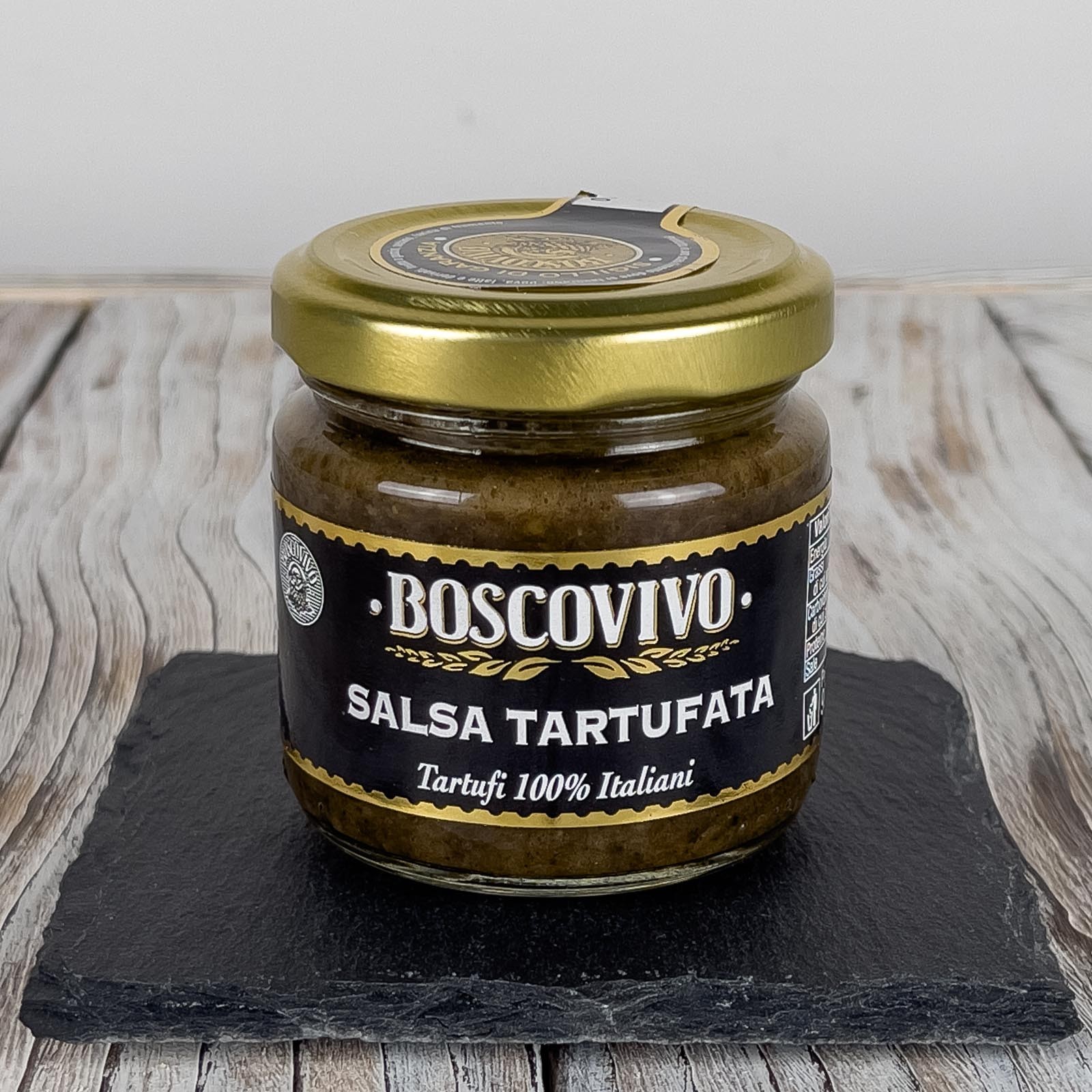 Schwarze Sommertrüffel-Sauce - Tuber Aestivum Vitt. - 100% Italienisch.