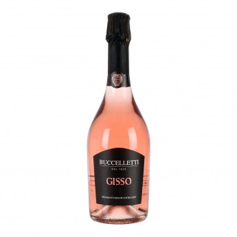 “Gisso” of Buccelletti is a sparkling wine with a pink color and fine and persistent perlage.