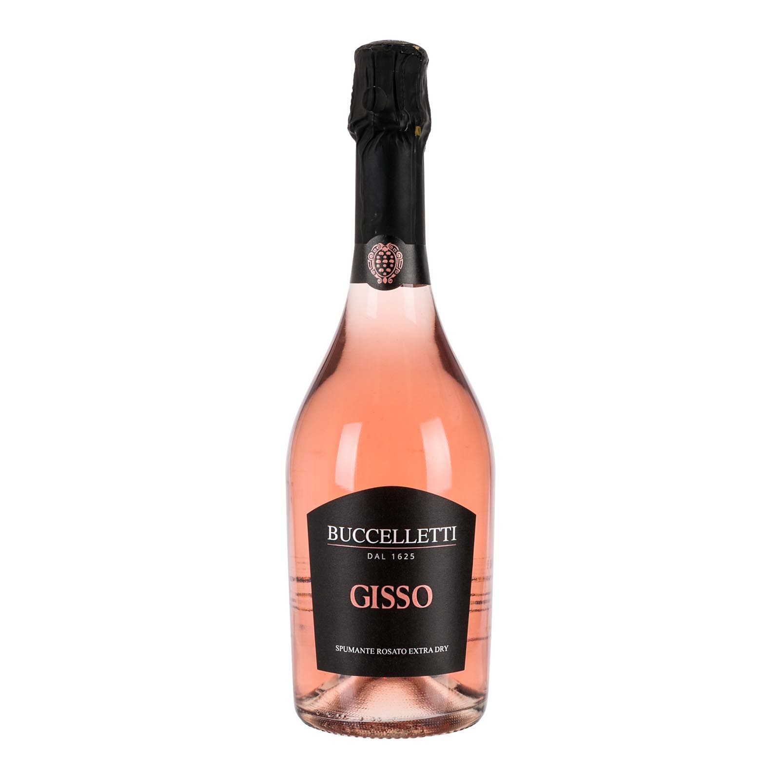 “Gisso” of Buccelletti is a sparkling wine with a pink color and fine and persistent perlage.